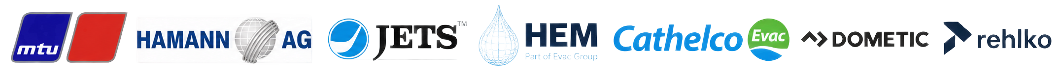 MTU, HAMANN, JETS, HEM, Cathelco, Dometic and Rehlko